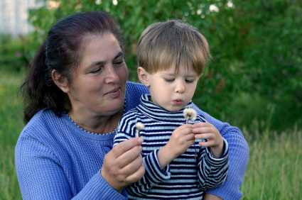 Nanny with child